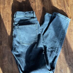 Everlane Cheeky High Rise Charcoal Denim Pants - Size 27 Tall